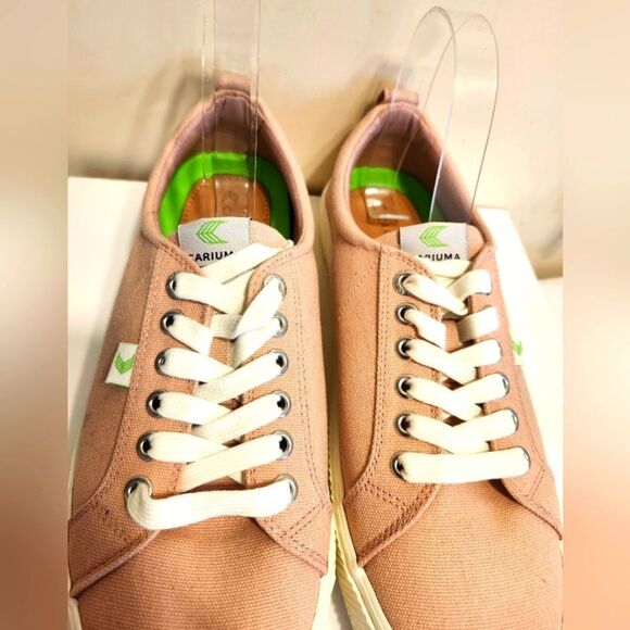 Brand New Cariuma Rio Brazil "OCA Low" Pink Canvas Sneakers Sz. 10 US Ret. $110 - Picture 6 of 8
